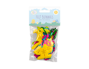 Hoppy easter - Kaniner på snor 10cm 8stk