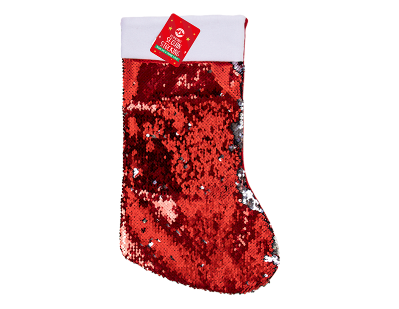 North Pole - Julepailletstrømpe 39cm